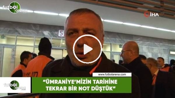 Recep Yoğurtçu: "Ümraniye'mizin tarihine tekrar bir not düştük"