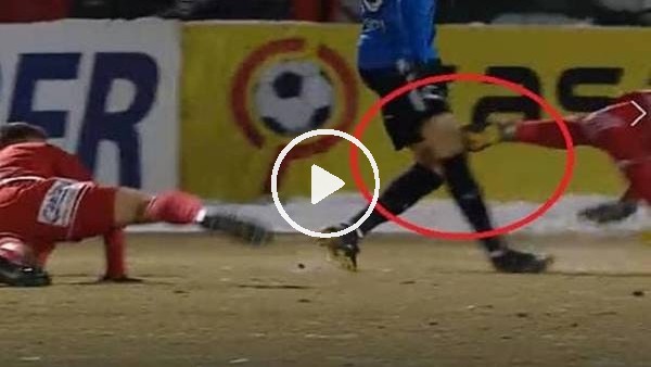 Hagi'nin oğlu Ianis'e yaptığı acımasızca faul