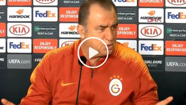 Fatih Terim, Benfica maçı öncesi basın toplantısı düzenledi