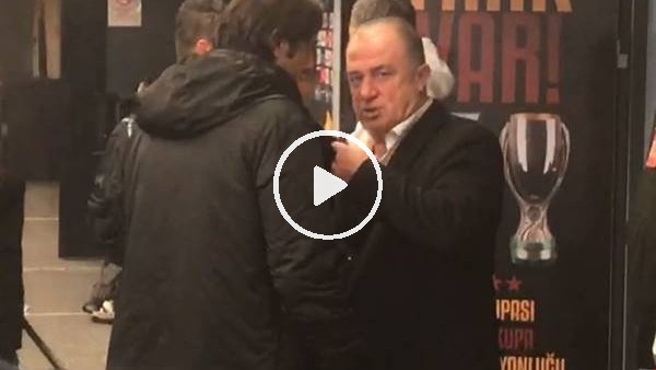 Fatih Terim, Fiorentina ve Milan'dan öğrencisi Rui Costa ile böyle vedalaştı