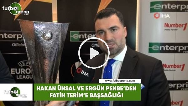 Hakan Ünsal ve Ergün Penbe'den Fatih Terim'e başsağlığı
