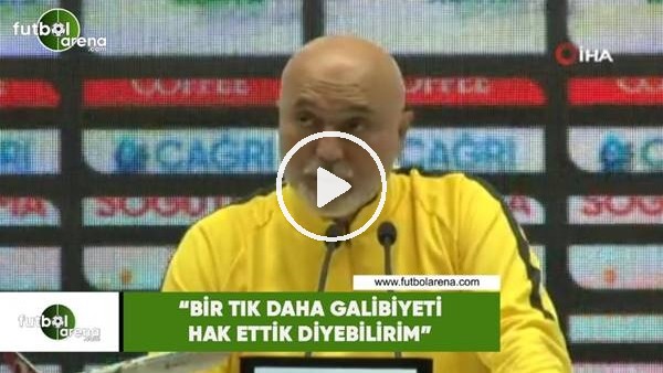 Hikmet Karaman: "Bir tık daha galibiyeti hak ettik diyebilirim"