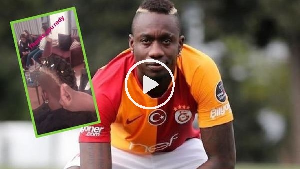 Galatasaraylı Mbaye Diagne'nin yeni saç stili