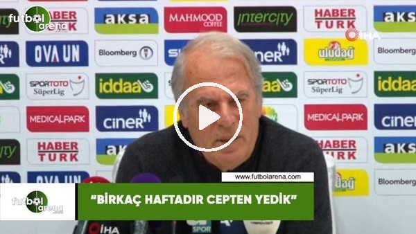 Mustafa Denizli: "Birkaç haftadır cepten yedik"