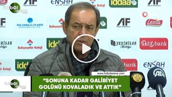 Yücel İldiz: "Sonuna kadar galibiyet golünü kovaladık ve attık"