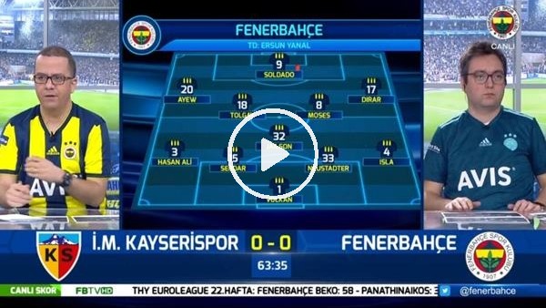 Geçersiz sayılan golden sonra FB TV spikerleri