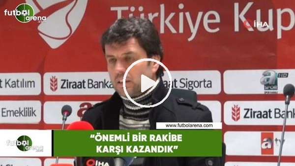 Cihat Arslan: "Önemli bir rakibe karşı kazandık"