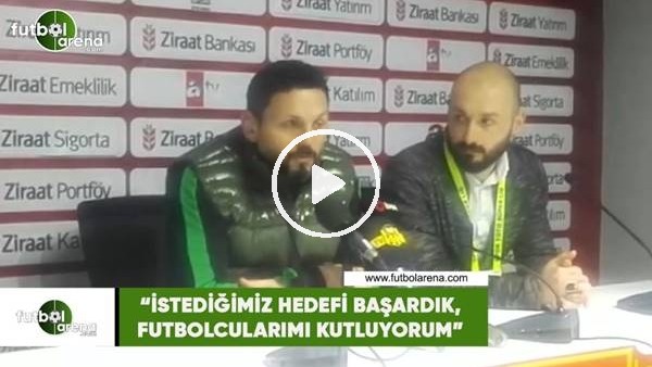 Erol Bulut: "İstediğimiz hedefi başardık, futbolcularımı kutluyorum"