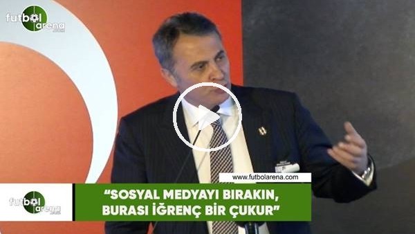 Fikret Orman: "Sosyal medyayı bırakın, burası iğrenç bir çukur"