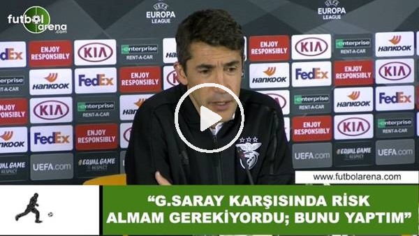 Bruno Lage: "Galatasaray karşısında risk almam gerekiyordu, bunu yaptım"