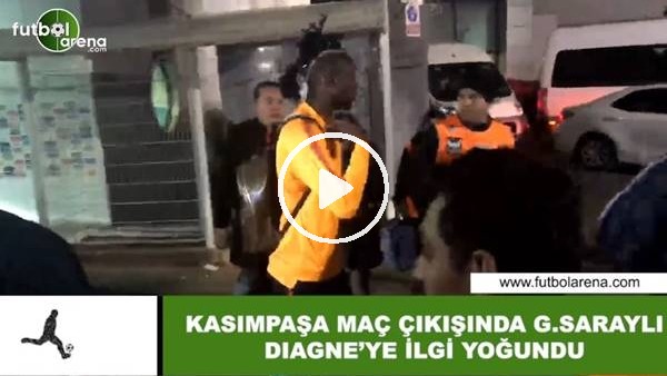 Galatasaray taraftarından Diagne'ye yoğun ilgi