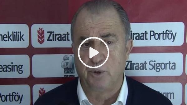 Fatih Terim'in Hatayspor maçı sonrası açıklamaları