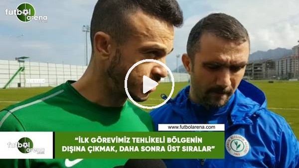 Boldrin: "İlk görevimiz tehlikeli bölgenin dışına çıkmak, daha sonra üst sıralar"
