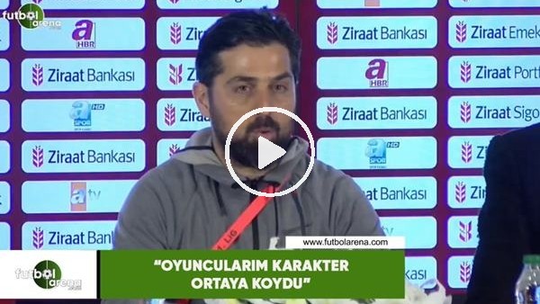 İlhan Palut: "Oyuncularım karakter ortaya koydu"