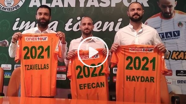Aytemiz Alanyaspor, 3 futbolcusuyla sözleşme yeniledi