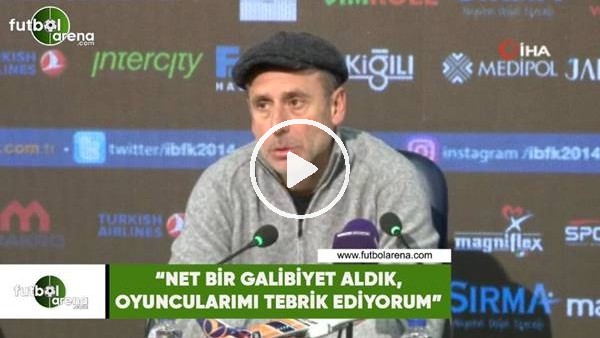 Abdulah Avcı: "Net bir galibiyet aldık, oyuncularımı kutluyorum"