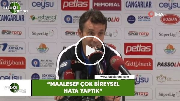 Bülent Korkmaz: "Maalesef bireysel çok hata yaptık"