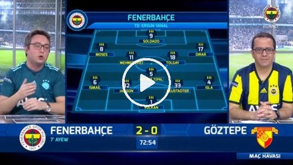 Moses'in golünde FB TV spikerleri