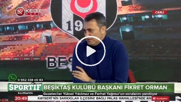 Fikret Orman: "Gündemimde TFF Başkanlığı yok"