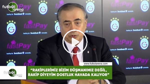 Mustafa Cengiz: "Rakiplerimiz bizim düşmanımınz değil, rakip diyeyim dostluk hava kalıyor"