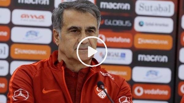 Şenol Güneş, Moldova maçı öncesi basın toplatısı düzenledi
