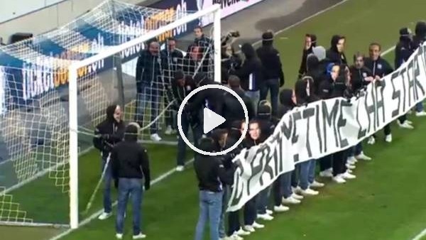 Luzern - Boung Boys maçında kaleyi zincirlediler