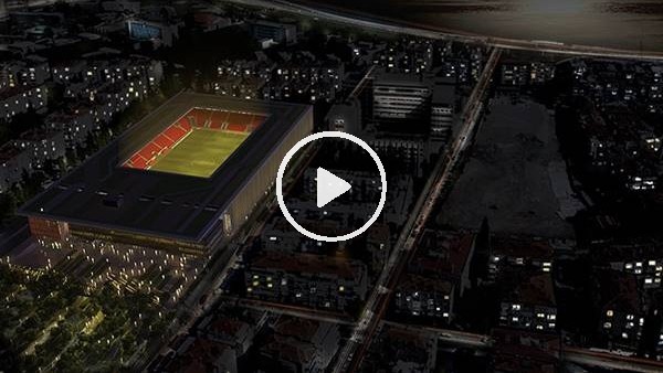 Göztepe'nin yeni stadı hızla yükseliyor