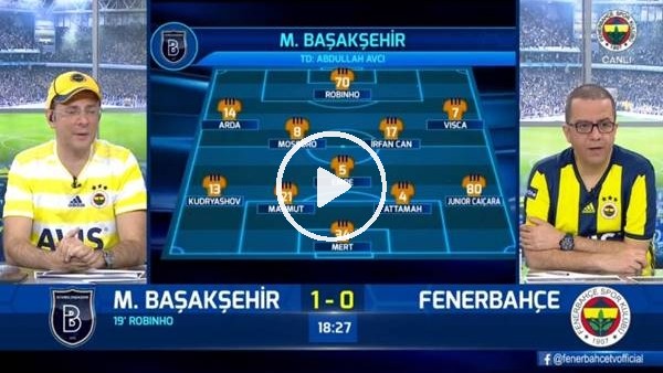 Robinho'nun golünde FB TV spikerleri