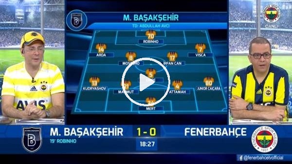 Robinho'nun golünde FB TV spikerleri