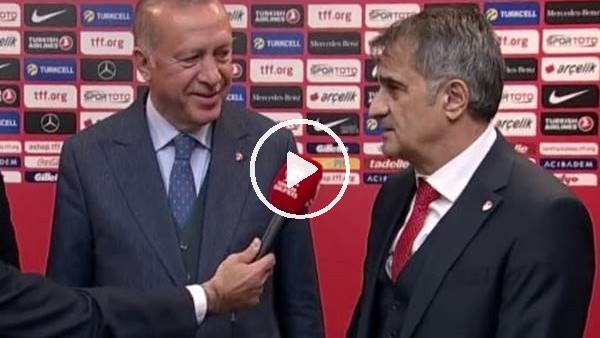 Cumhurbaşkanı Erdoğan ve Şenol Güneş birlikte röportaj verdi