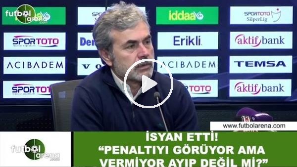 Aykut Kocaman isyan etti! "Penaltıyı görüyor ama vermiyor ayıp değil mi?"