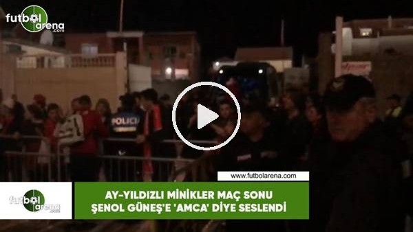 Ay-Yıldızlı minikler maç sonu Şenol Güneş'e 'amca' diye seslendi