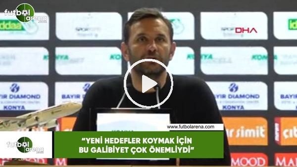 Okan Buruk: "Yeni hedefler koymak için bu galibiyet çok önemliydi"