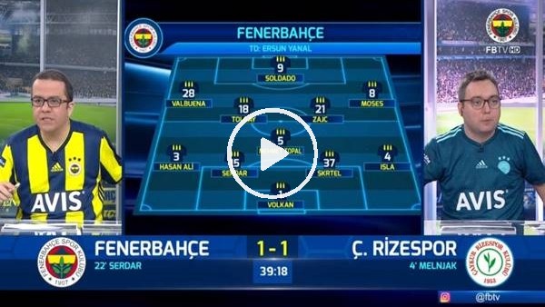 Soldado'nun golünde FB TV spikerleri