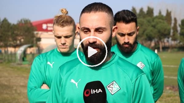 Sakaryasporlu futbolculardan Amedspor maçıyla ilgili açıklama