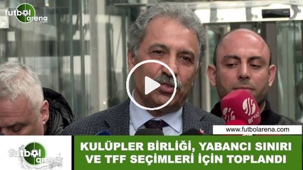 Erol Bedir, Kulüpler Birliği Toplantsı'nın ardından konuştu