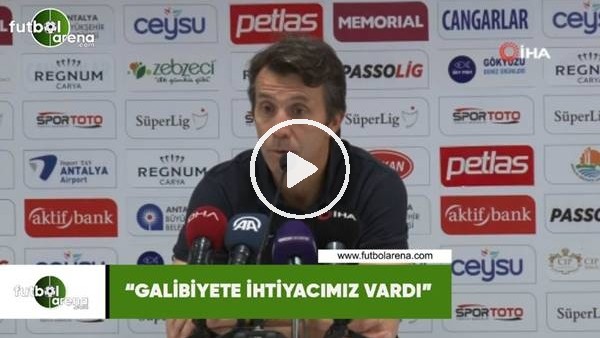 Bülent Korkmaz: "Galibiyete ihtiyacımız vardı"