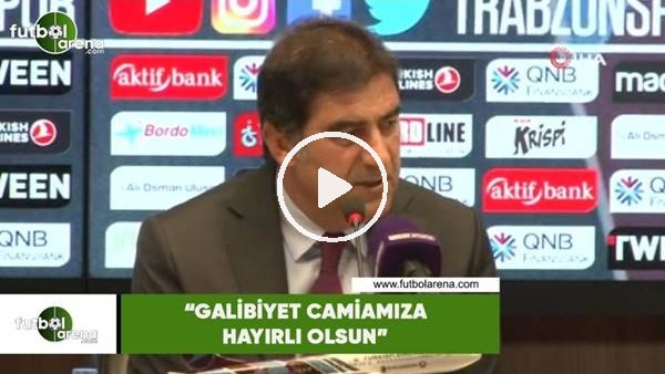 Ünal Karaman: "Galibiyet camiamıza hayırlı olsun"