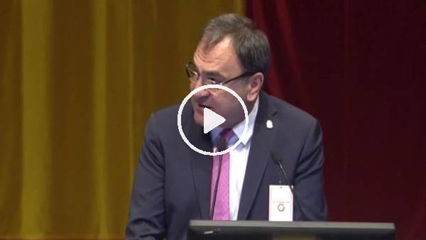 Galatasaray Genel Kurulu'nda Fenerbahçe'ye yıldız göndermesi