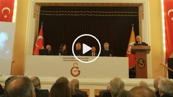 Galatasaray Divan Kurulu'nda mali konular konuşuldu