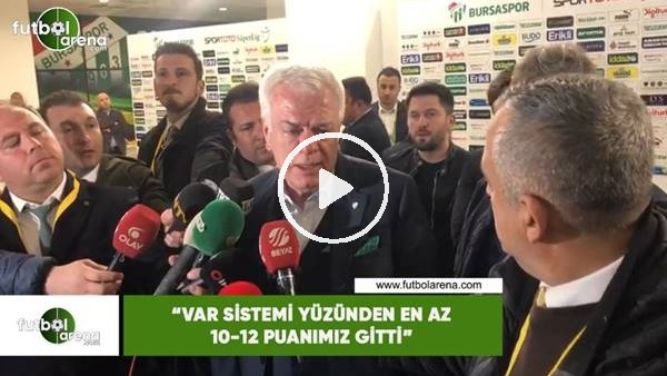 Ali Ay: "VAR sistemi yüzünden az 10-12 puanımız gitti"