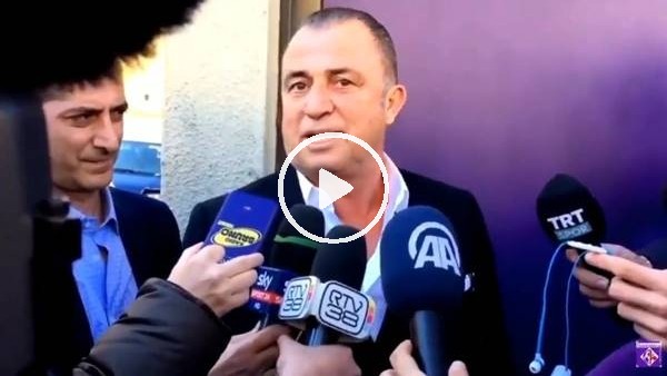 Fatih Terim'den İtalyanca röportaj