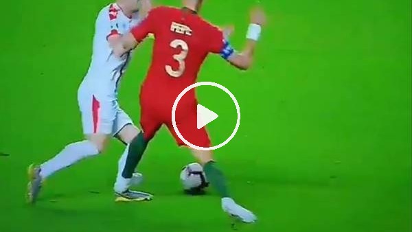 Pepe'den rakibine sert faul
