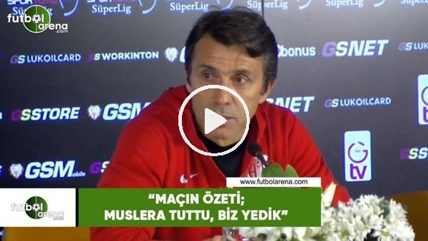 Bülent Korkmaz: "Maçın özeti; Muslera tuttu, biz yedik"