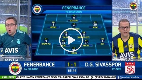 Mehmet Ekici'nin golünde FB TV spikerleri
