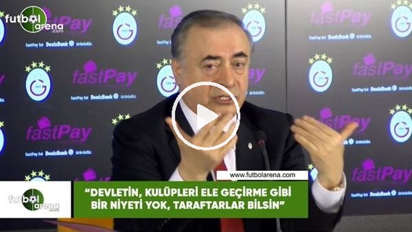 Mustafa Cengiz: "Devletin, kulüpleri ele geçirme gibi bir niyeti yok, taraftarlar bilsin"