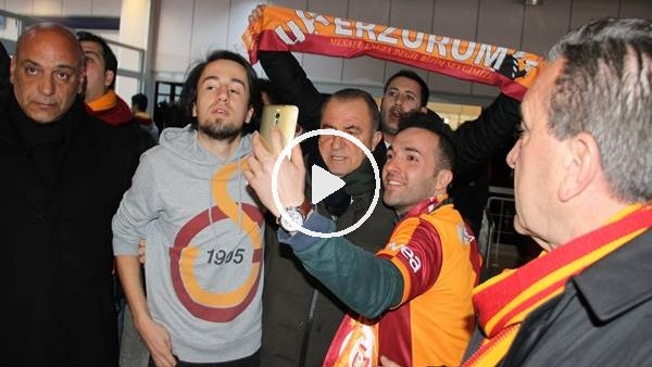 Galatasaray kafilesi Erzurum'da