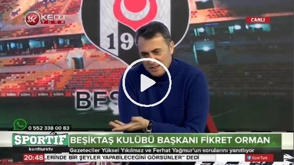 Fikret Orman: "Ligde daha önce böyle rekabet yaşanmadı"