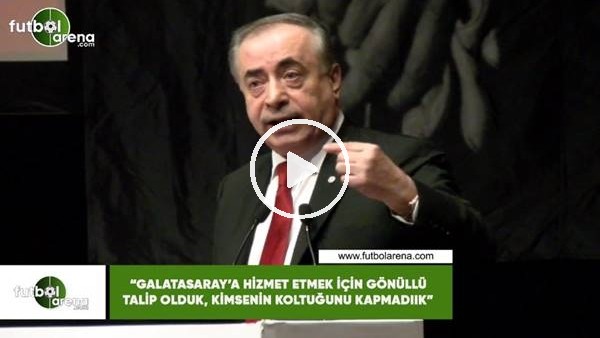 Mustafa Cengiz: "Galatasaray'a hizmet etmek için gönüllü takip oluk"