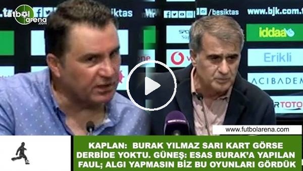Şenol Güneş ile Mustafa Kaplan arasında "sarı kart" polemiği